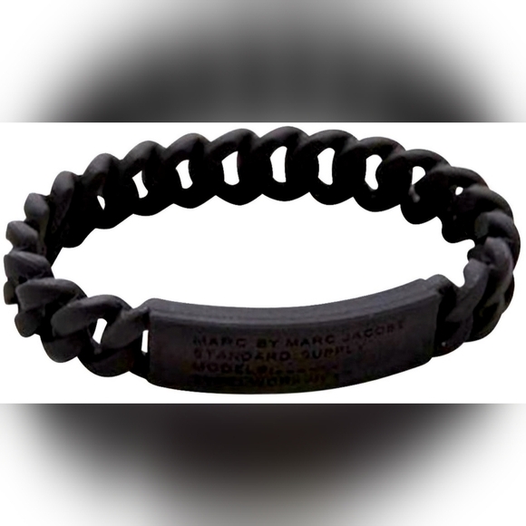 Marc by Marc Jacobs Silicon Black Chain Bracelet,  New With Tags - Picture 1 of 1